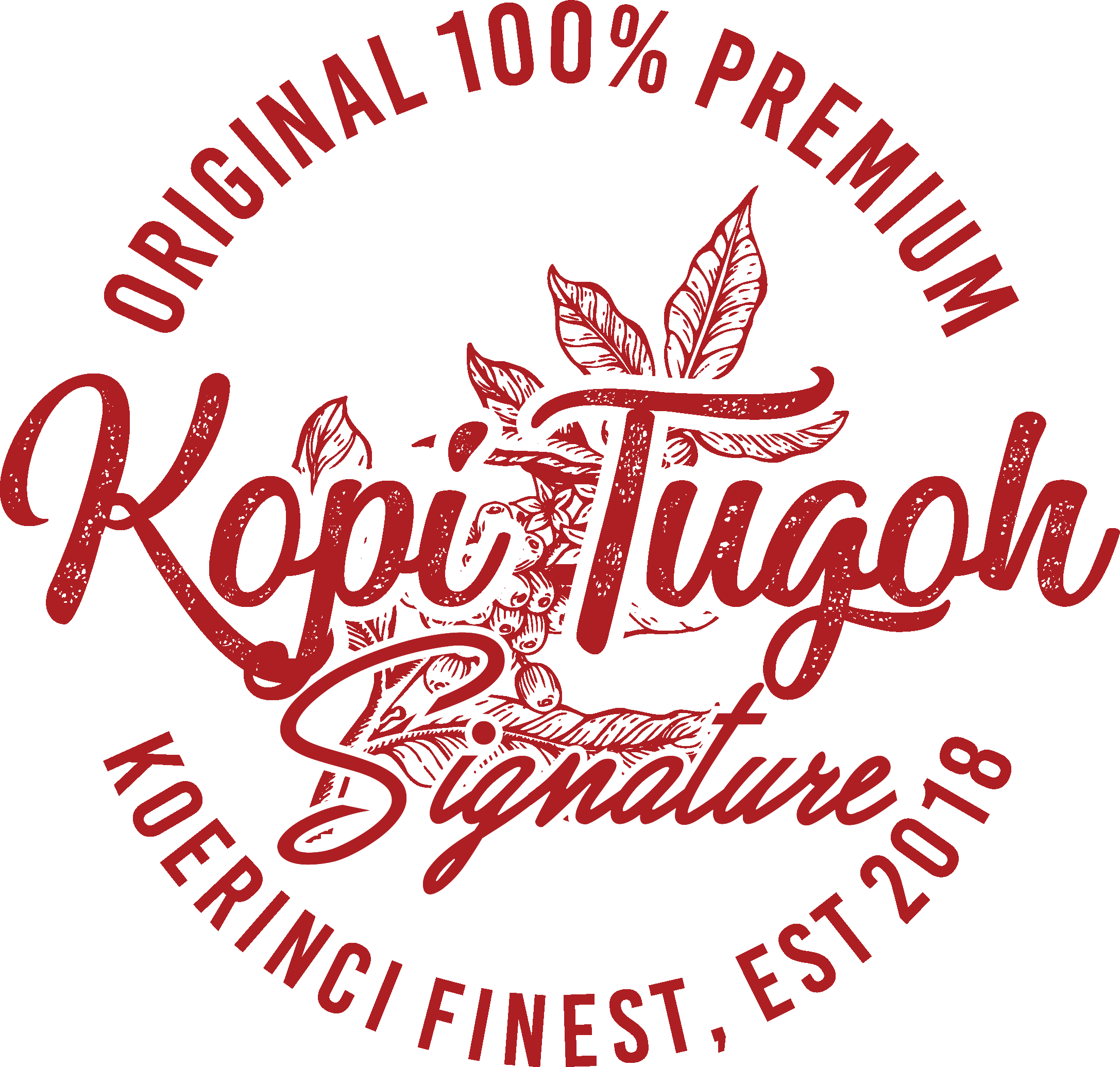 logo Kopi Tugoh SIgnature Merah